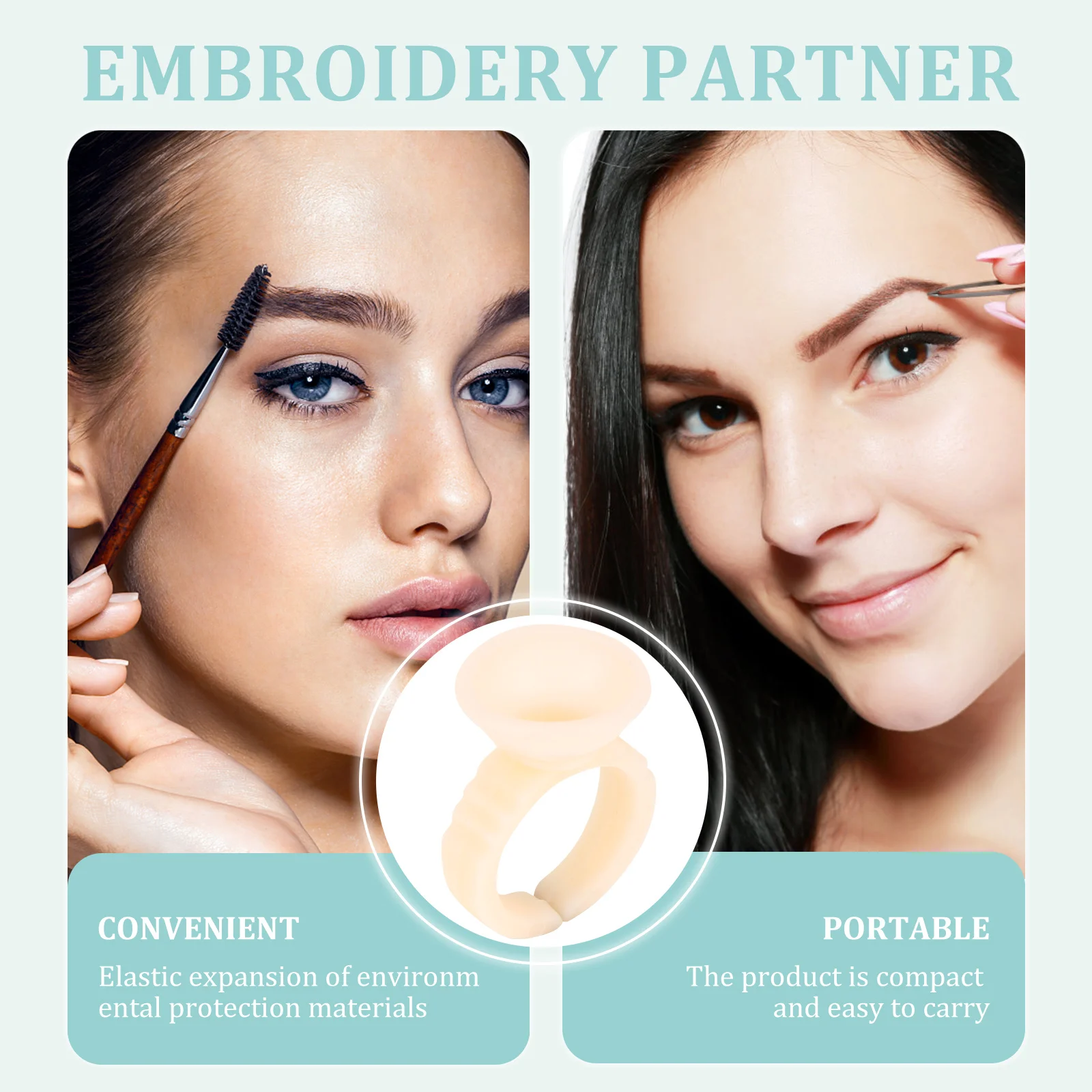 200 قطعة رمش تمديد أصحاب الغراء Microblading الصباغ الكؤوس هدية ل لاش تمديد عاشق الغراء الدائري الصباغ الدائري