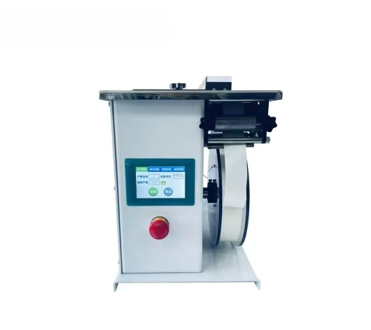 Horizontale opvouwbare kartonnen doos Anti-sabotage zelfklevende sticker afdichting hoek etiketteermachine