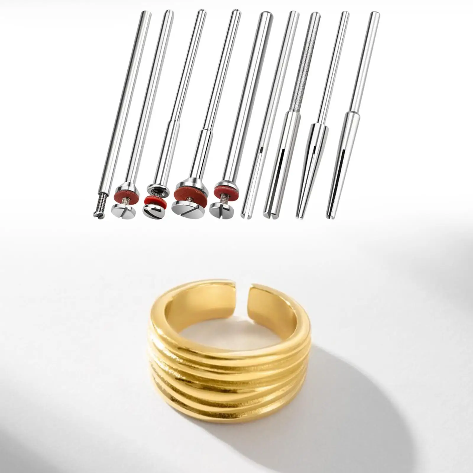 9개입 사포 클램프 로드는 가정용 작업장 장비 정리에 연결됩니다.