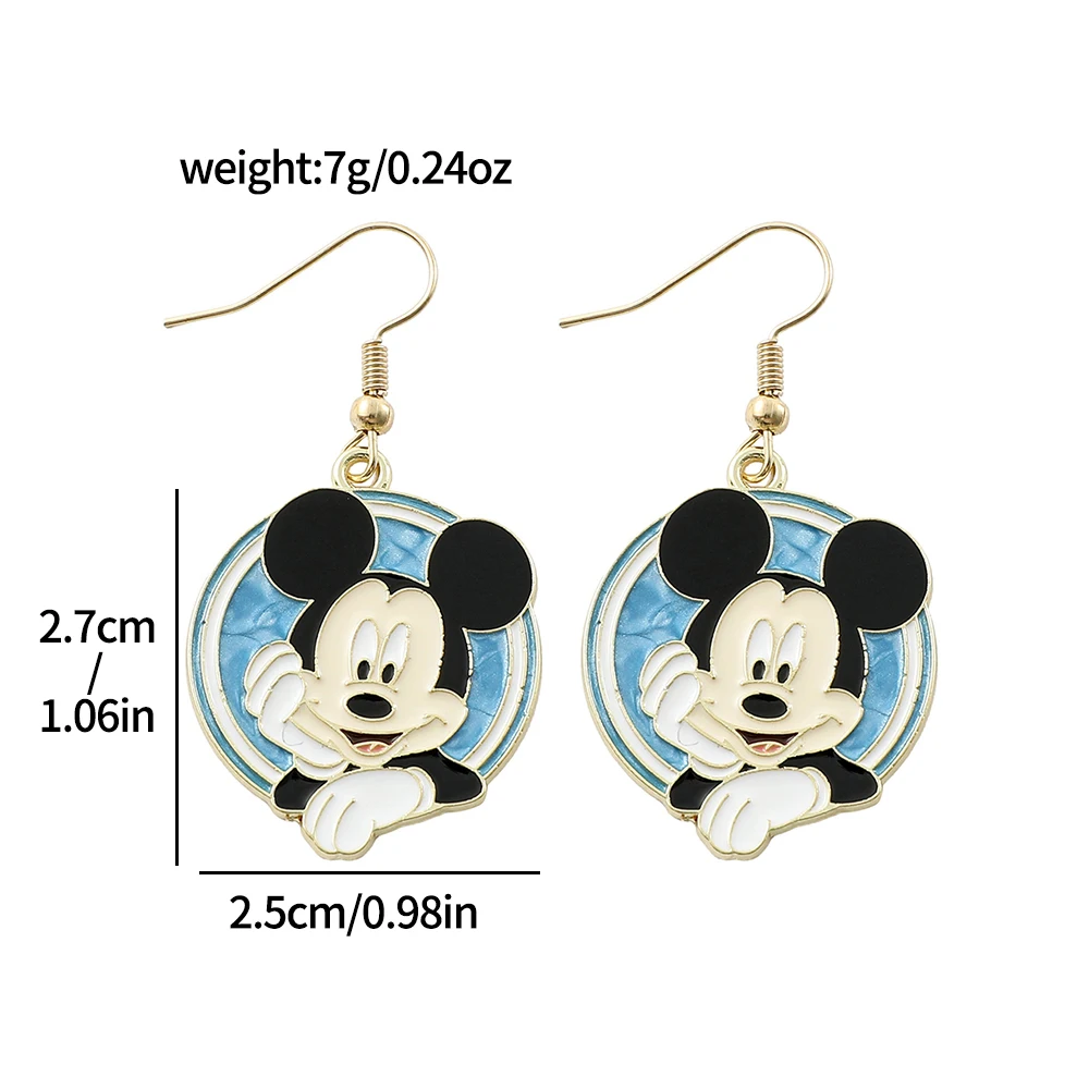 Disney-Mickey Minnie Cute Cartoon Earrings, Small Pendant, Jewelry Accessories, Handmade Gift