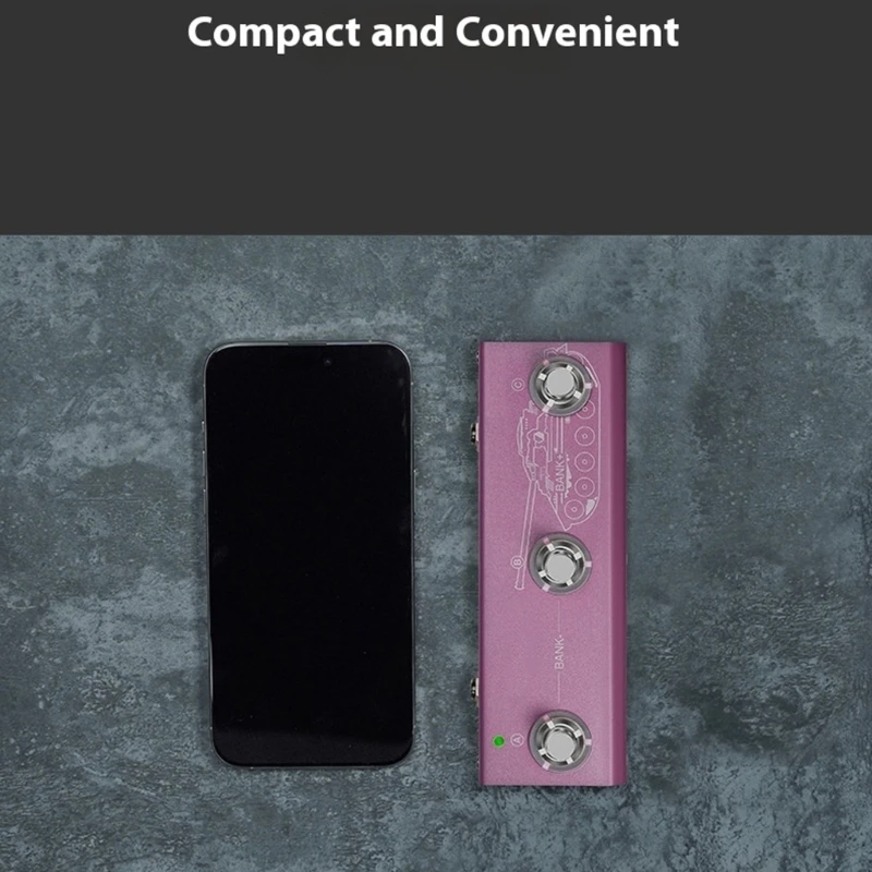 1PC Guitar Various Effects Processor TANK-MINI Multi-Effect Guitar Pedal Rechargeable & Portable For Guaitr Part & Accessories