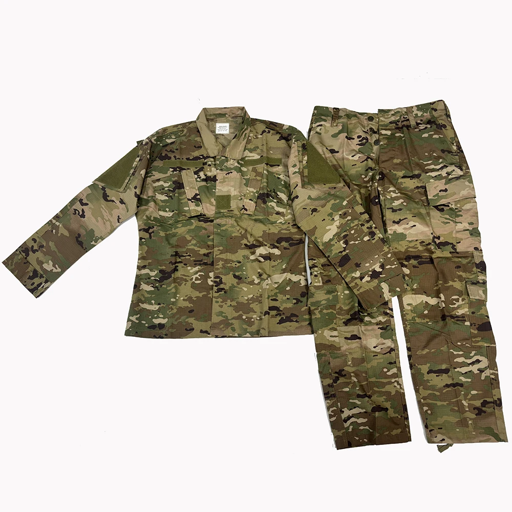 camouflage-combat-suit-base-training-suit-ocp-military-enthusiast-tactical-jacket-top-mc-scratch-resistant-and-wear-resistant-su