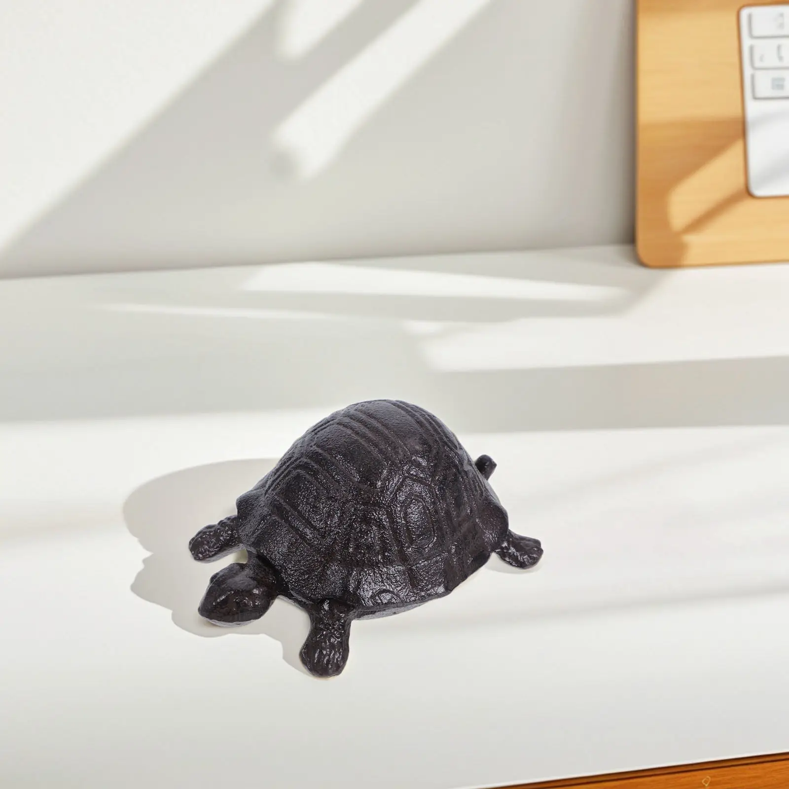 

Винтажная чугунная коробка-черепаха для хранения, уличный декоративный садовый статуэтка-тайник для ключей, скрытый секретный отсек