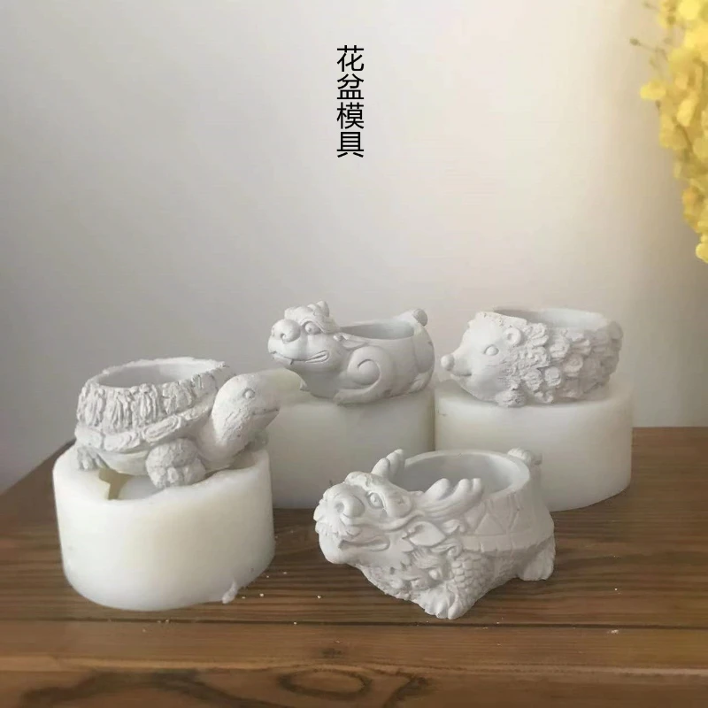

Handmade Cement Succulent Homemade Flower Pot Silicone Mould Nordic Style