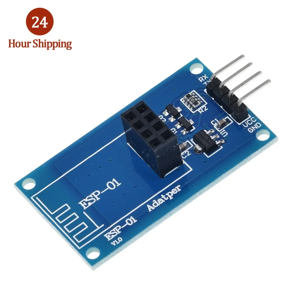 ESP8266 ESP-01 Serial WiFi Wireless Adapter Module 3.3V 5V Esp01 Breakout PCB Adapters Compatible For Arduino