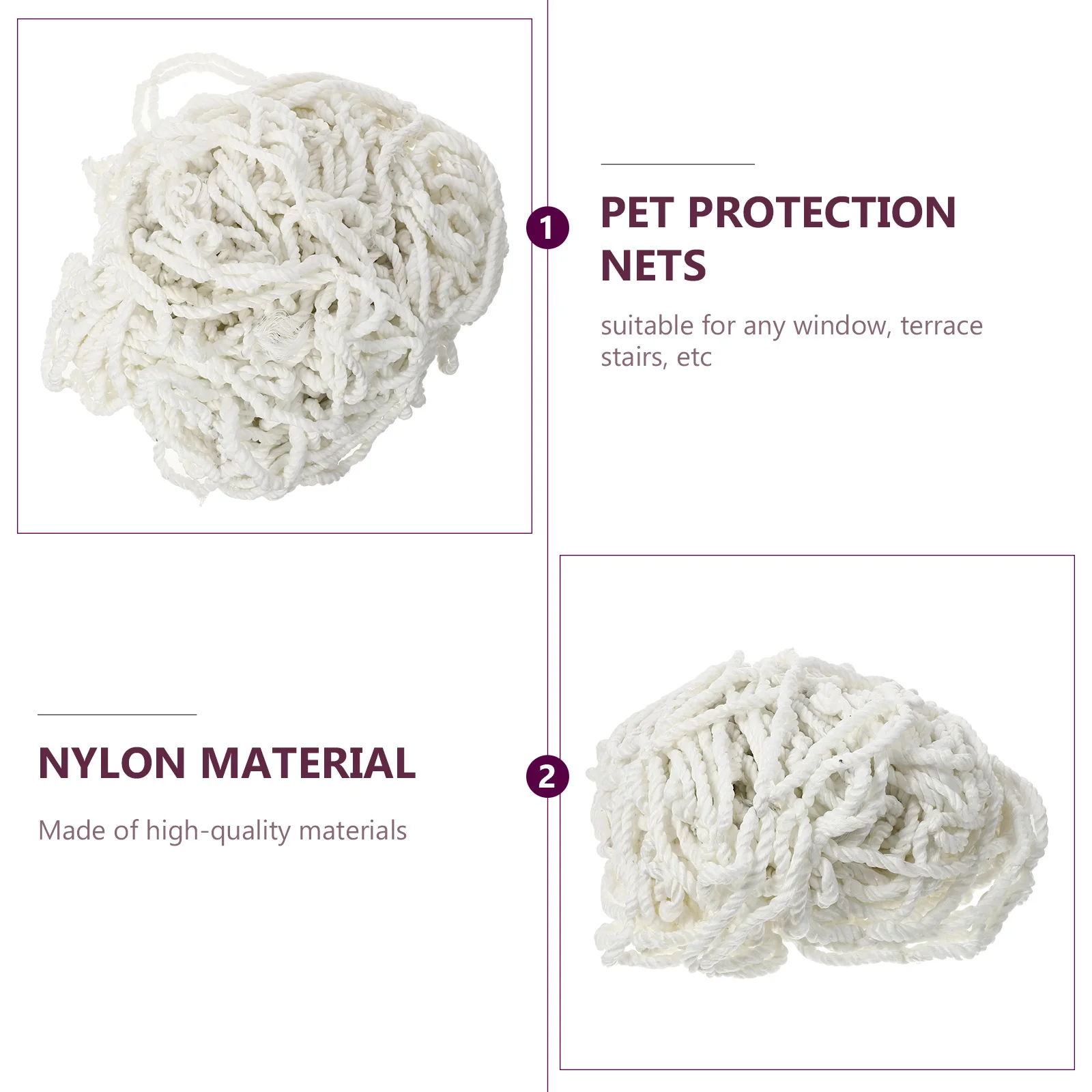 

Netting Balcony Cat Netting Anti-Fall Cat Dog Barrier Household Safety Nylon Mesh Balcony Pet Mesh Pet Supply