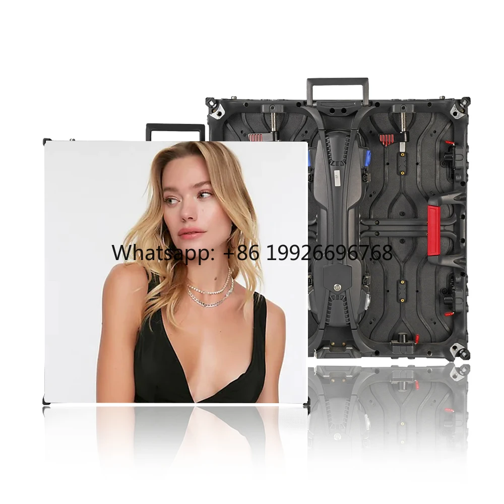 Indoor Led Advertising Display Screen Installation HD Full Color Stage Rental LED Screen Display