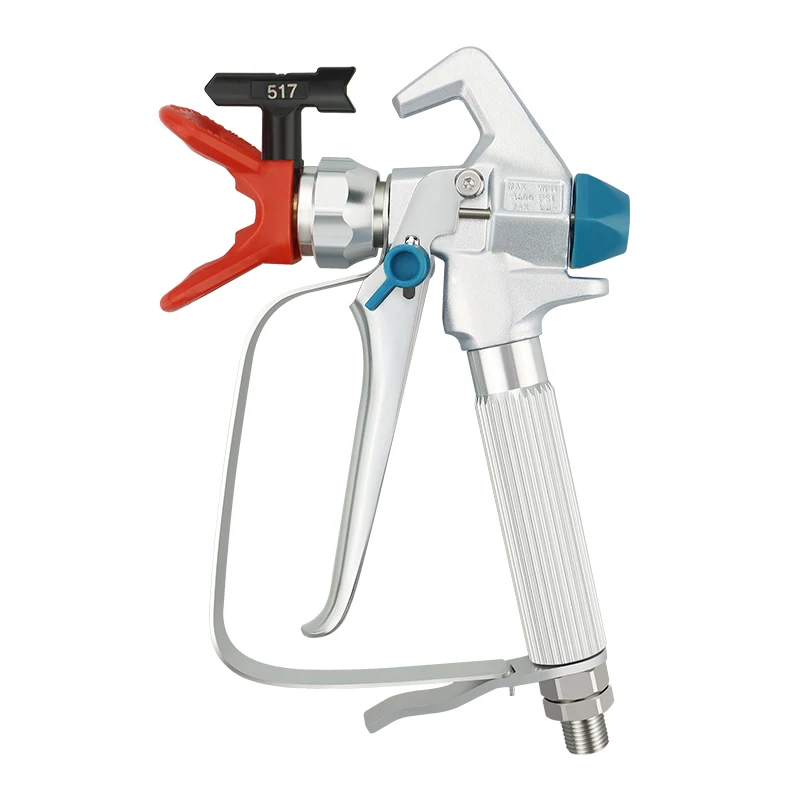 ワグナー-ポンプ式スプレーマシン-高圧ポータブル電動エアレスパテ塗装スプレーガン、3600psi-ノズルカバー付き