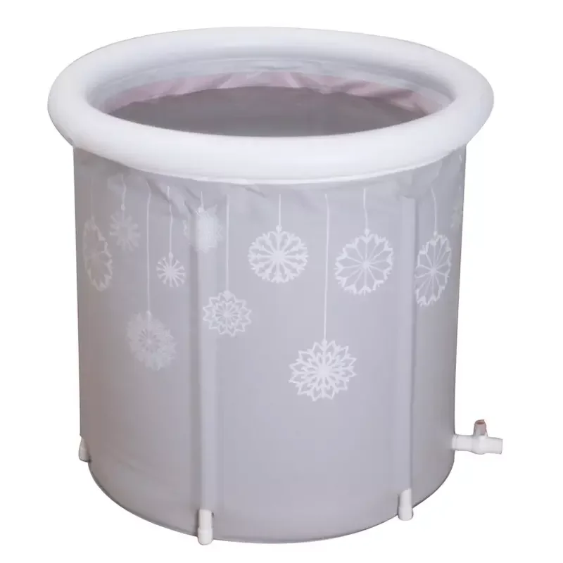 2023 Hot selling Thermostatic Freestanding Bath Tub  Portable Cold Water Therapy Tub Plastic Ice Bath