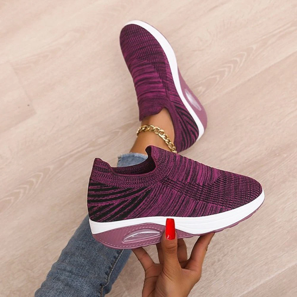 

Женская спортивная обувь из сетчатой ткани, легкая прогулочная обувь на шнуровке для езды на велосипеде