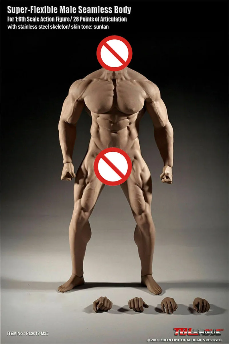 TBLeague 1/6 Phicen M30 M31 M32 M33 M34 M35 M36 Staal Roestvrij Skelet Super Flexibele Naadloze Mannelijke Man Figuur Zonnebrand Lichaam