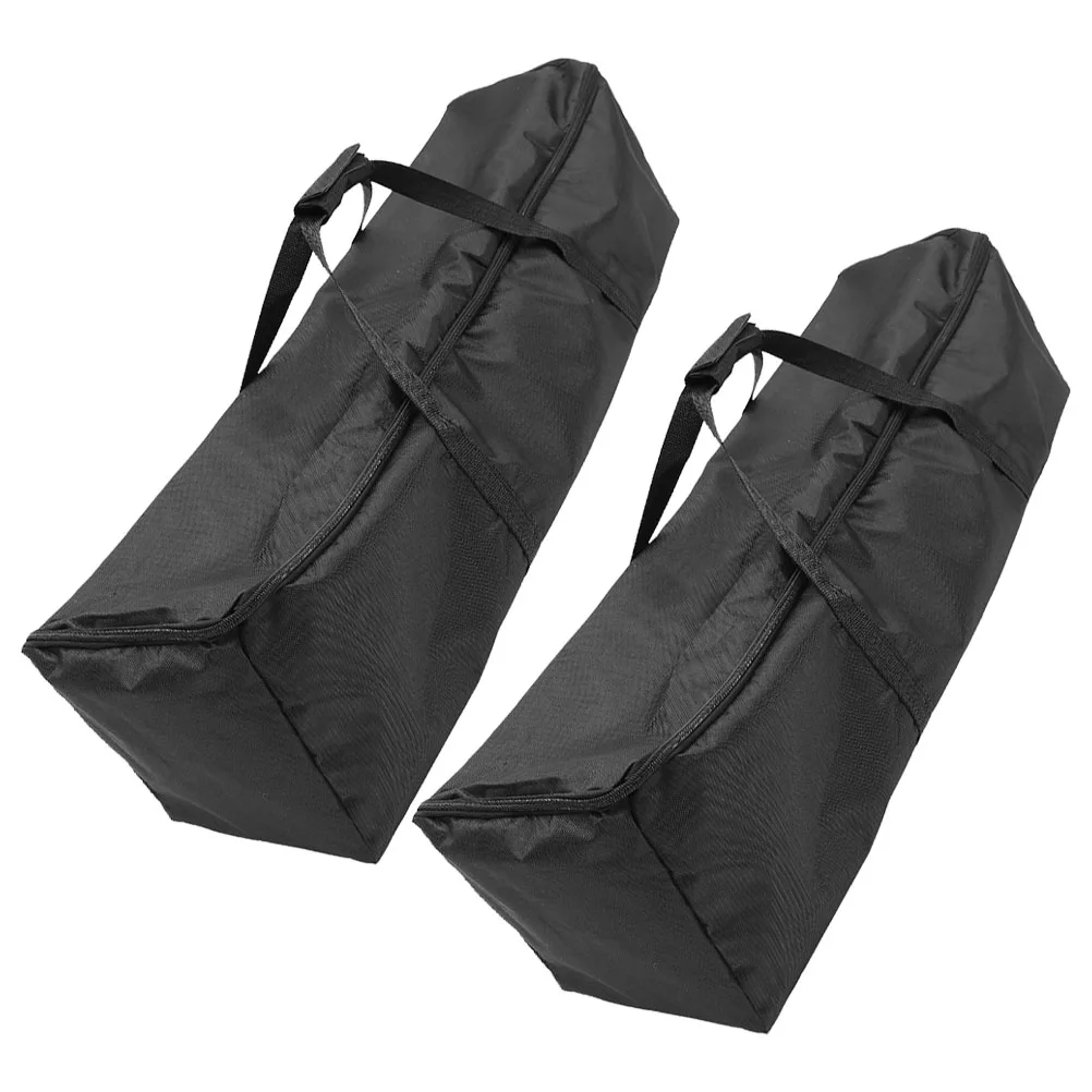 

2 Pcs Tote Bag Organizer Photography Equipment Storage Oxford Cloth Pouch Tripod Suitcase Black