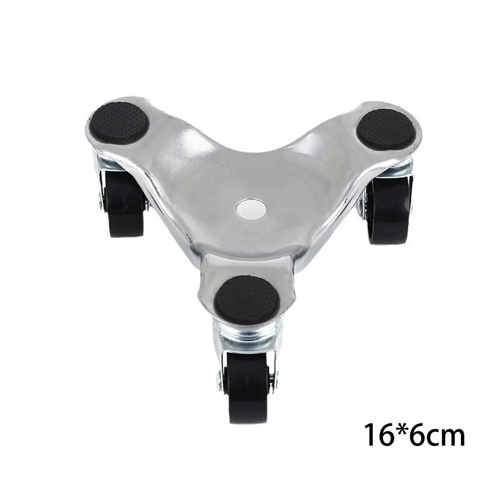 1pc Triangular Heavy Duty Moving Tools With Casters Carbon Steel Home Relocation Tool Universal-Wheel Mover For Appliances