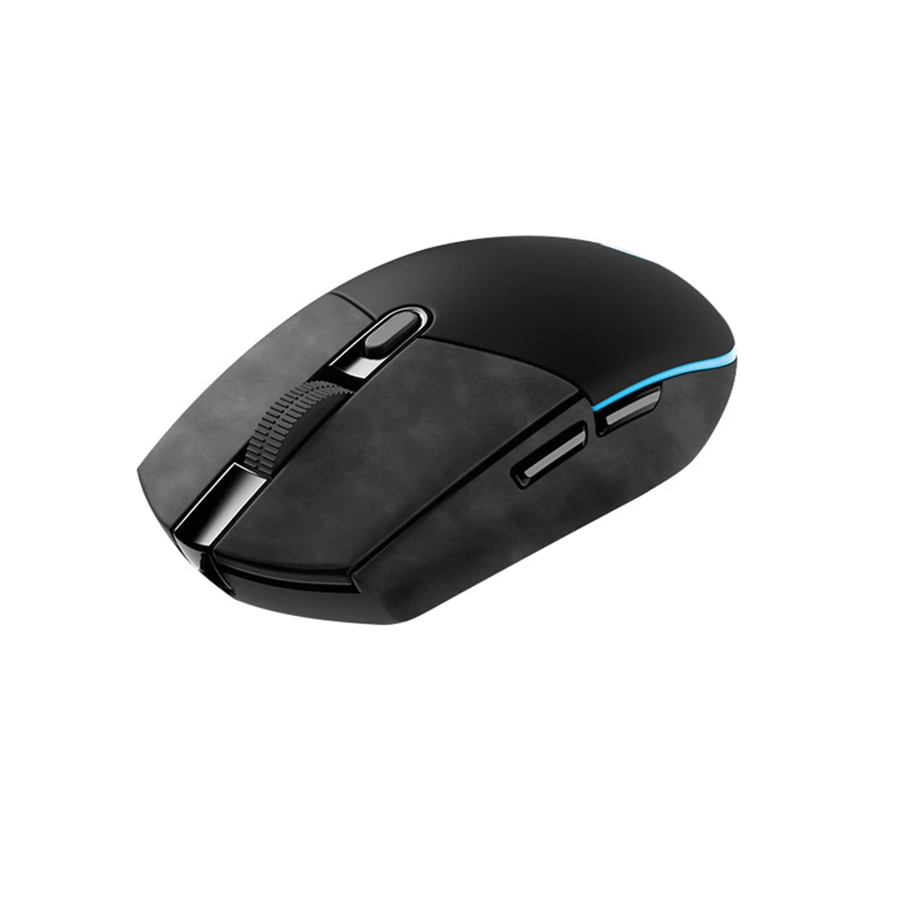 for Logitech G102 Micro Fiber Leather Sticker Mouse Anti-slip Grip Tape Ultra-thin Comfortable Sweat Resistant