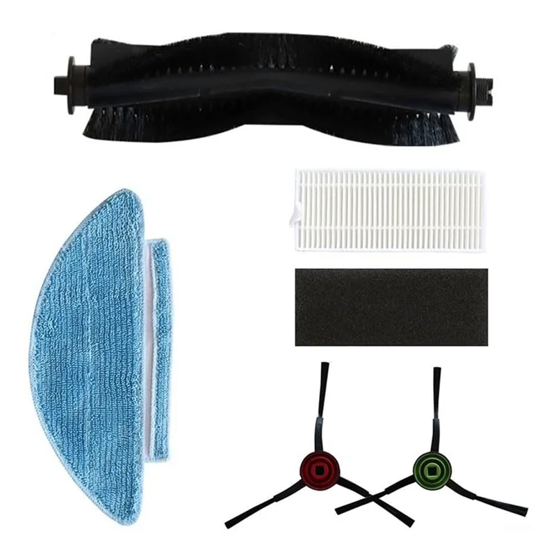 Per Medion X20 SW + / MD 11415 MD 11500 Robot Aspirapolvere Spazzola Laterale Principale Filtro Hepa Mop Panno Parti di Ricambio-AT64