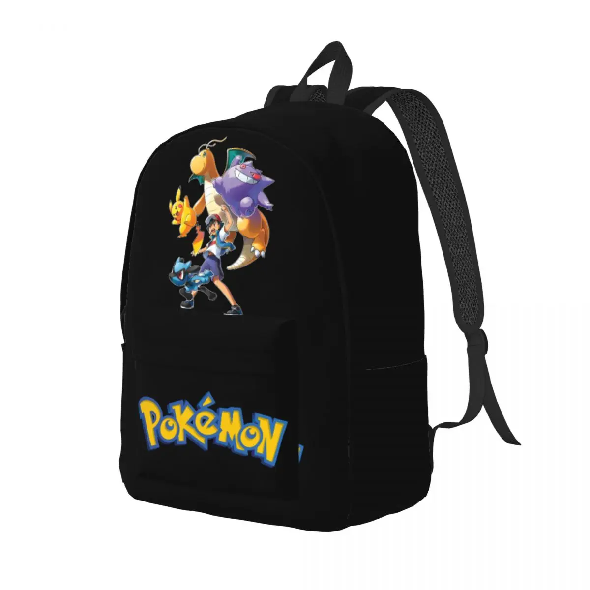 The Champion Strong Squad Rucksack Pokemon Unisex Classic Outdoor For Gifts Zipper Closure Daypack