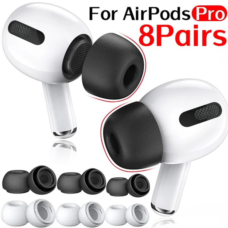 For Apple AirPods Pro 1/2 Gen Ear Tips Replacement Silicone Rubber Eartips Earbuds Earplug for Airpods Pro Protective Cover Caps