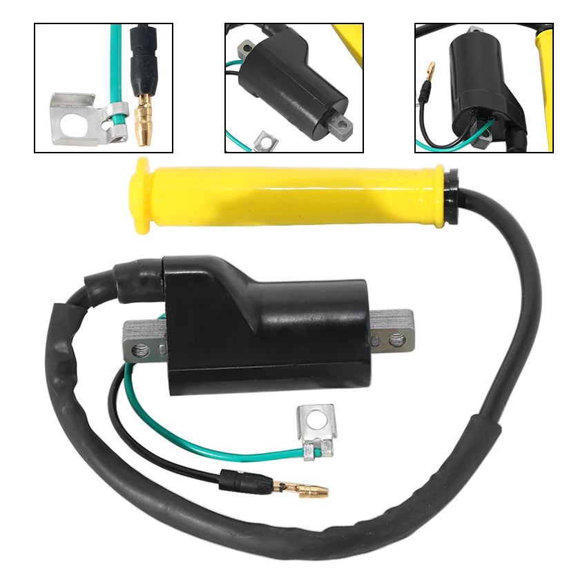 High Voltage Pack Ignition Coil For Honda NX650 Dominator 650 NX500 Dominator 500 XR400R TRX400 TRX400X OEM:30700-KCZ-000 view 6