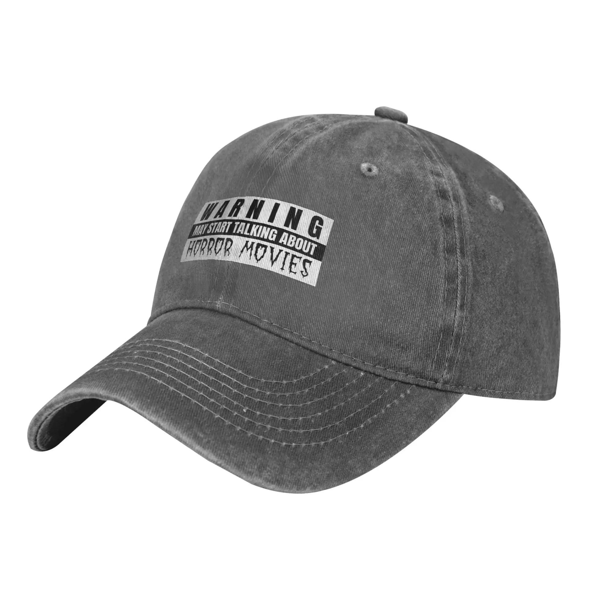 Fashion Warning May Start Talking About Horror Movies baseball cap  Couples Sun Caps