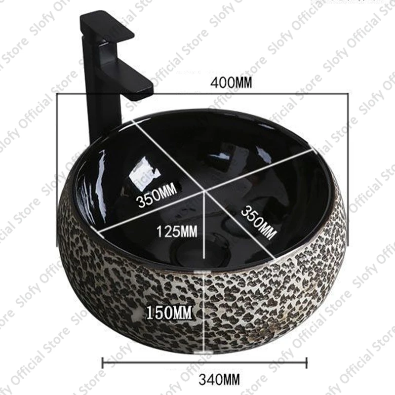 유럽 스타일의 세련된 예술 세면대 세라믹 욕실 싱크대 고급 호텔 가정용 세면대 카운터탑 세면기