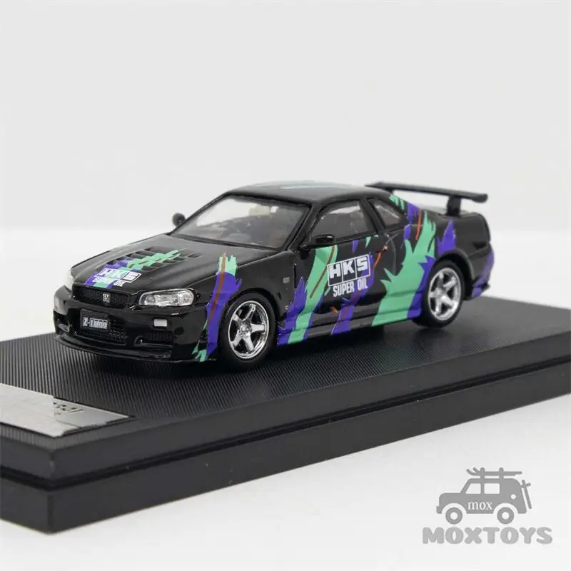 Stance Hunters SH 1:64 Nissan Skyline R34 GTR Z Tune Nismo Diecast Model Car