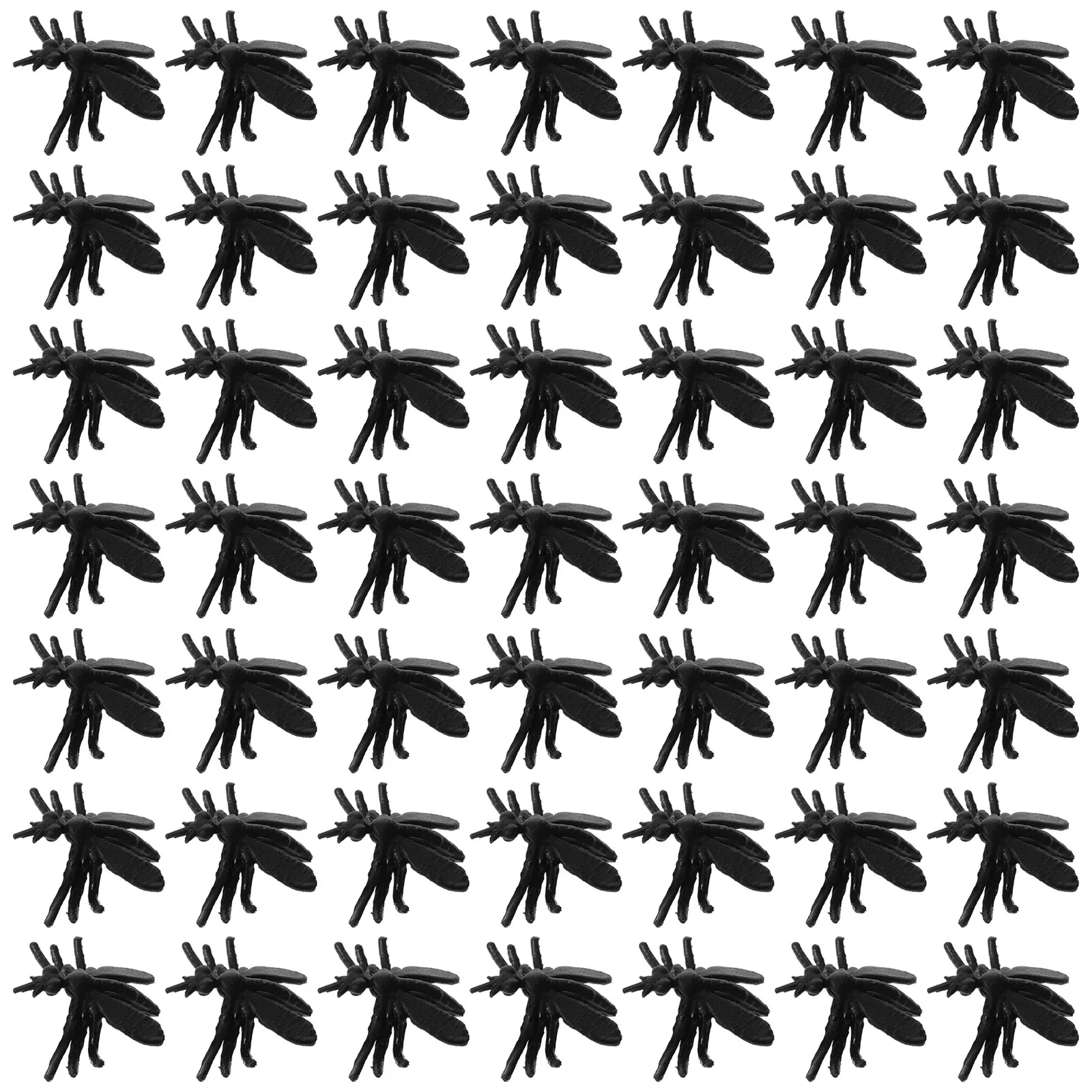 

200Pcs Mini Mosquito Bulk Decoration - Adorable Insect Statue for Desktop Garden Landscape Spooky Theme Halloween Fun