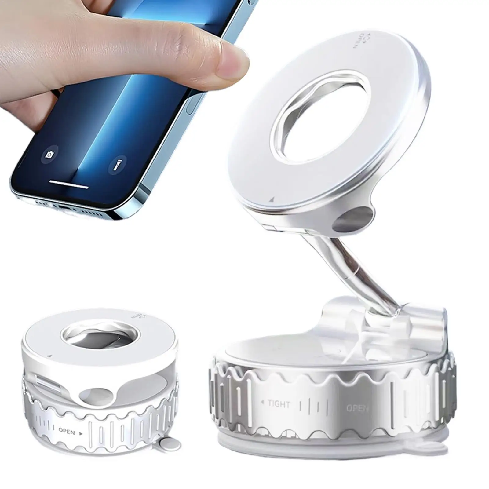 

Магнитное крепление для телефона на присоске, регулируемое, складное, вращающееся на 360 градусов, товары для дома, магнитное крепление для телефона для доставки грузовика, такси