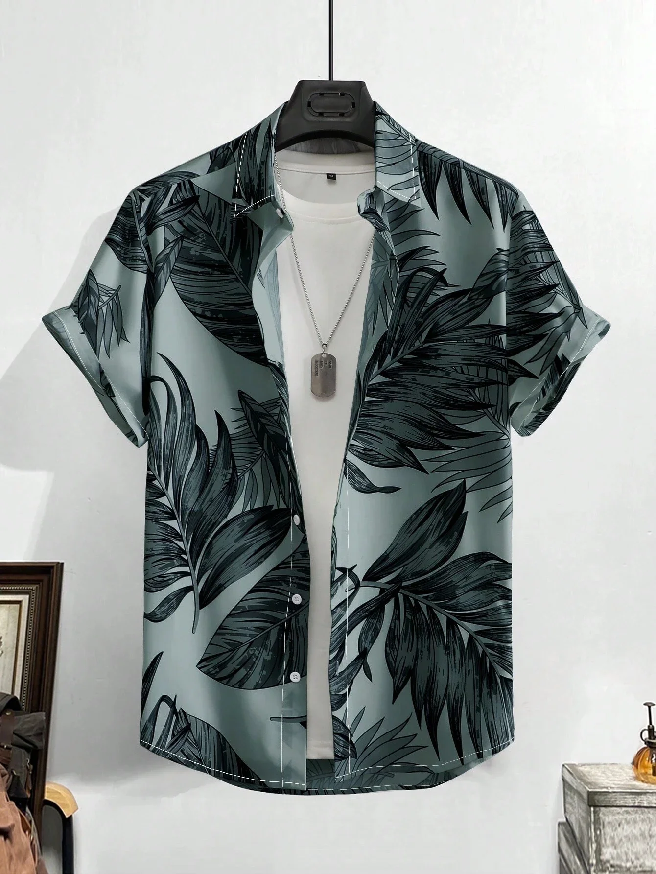 Hawaiian Shirt Man Print Thin Beach