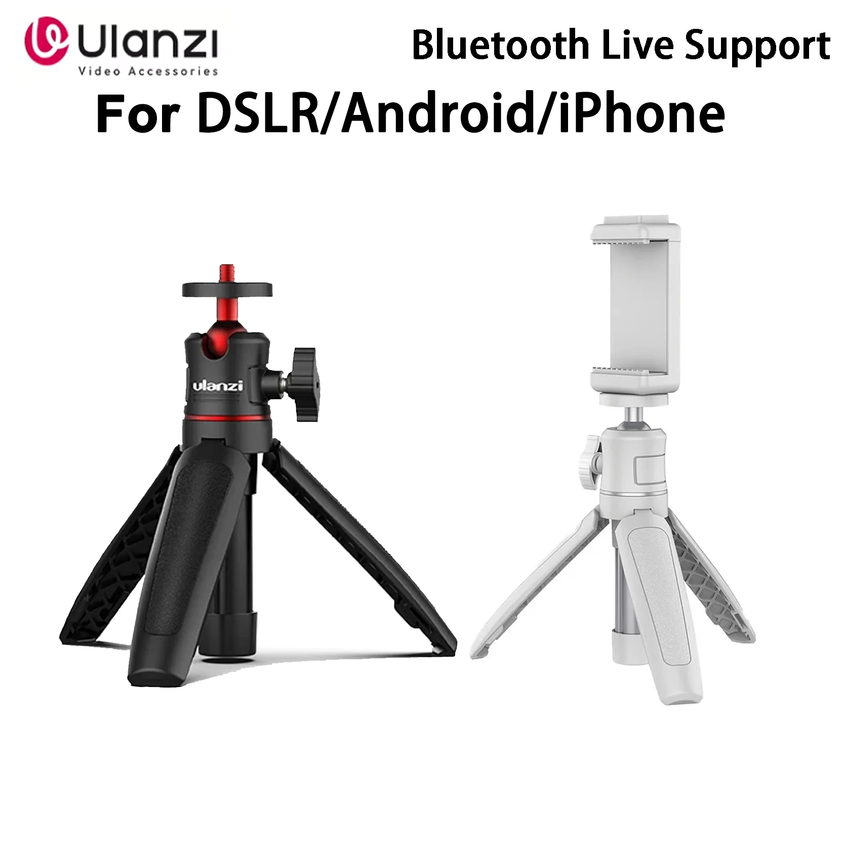 Ulanzi MT-08 Mini treppiede singolo pieghevole 1/4 treppiede universale compatibile con DSLR digitale/Android/iPhone
