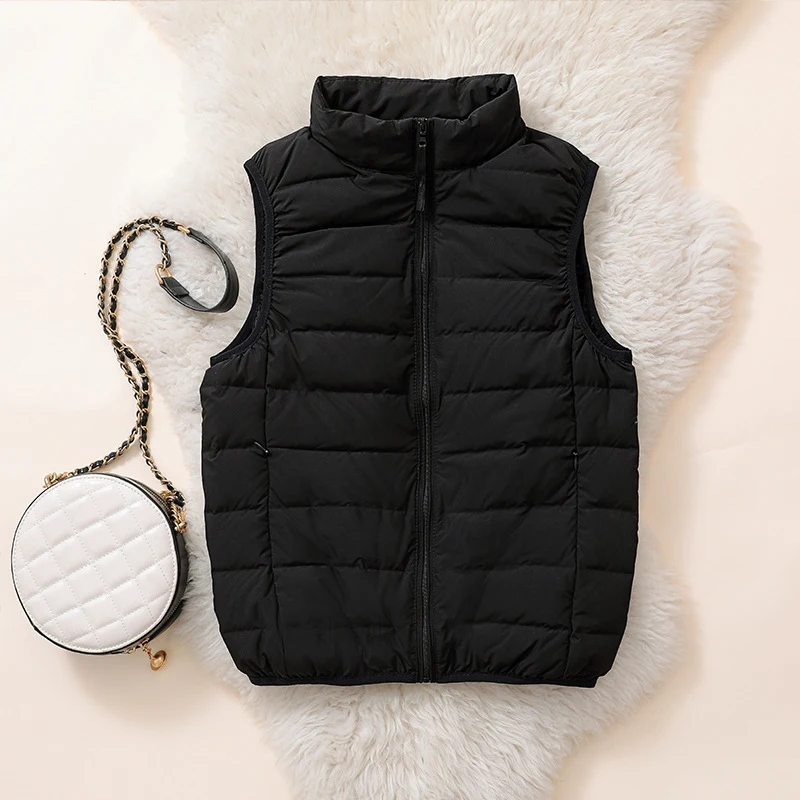 2021 neue Schinteon Licht Unten Jacke 90% Weiße Ente Unten Mantel Casual Herbst Winter Dünne Outwear mit Kapuze Frauen Stehen kragen