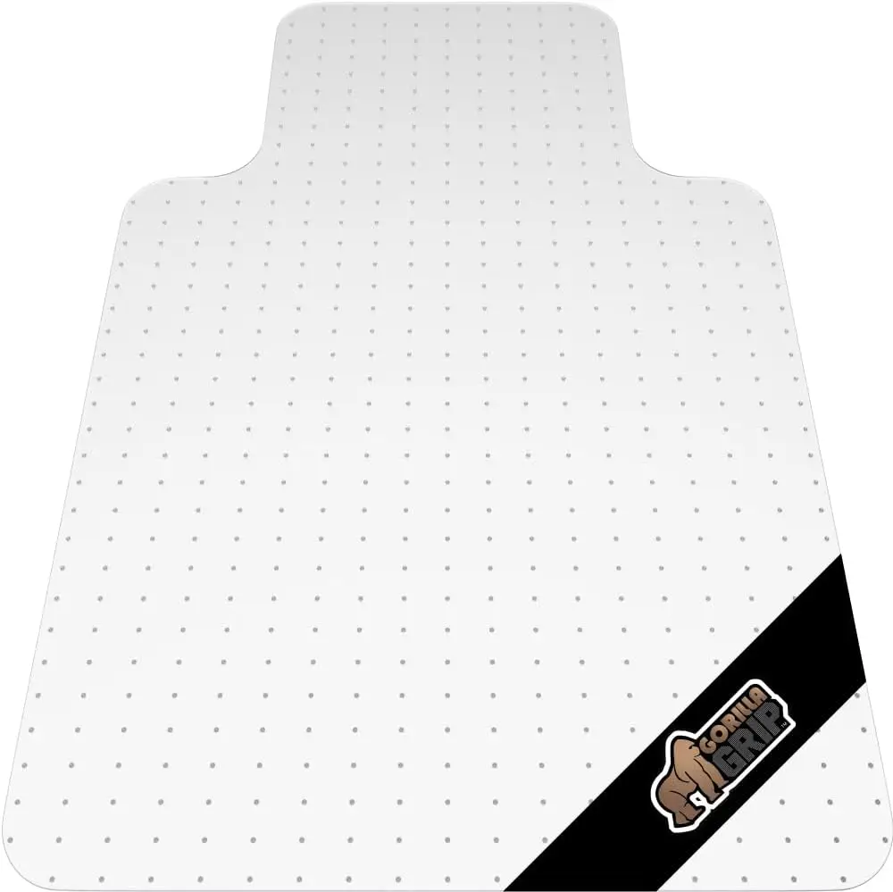 

Office Chair Mat For Carpet Floors, 36X48 Smooth Glide Slip Resistant Under Desk Carpeted Floor Protector, Heavy Duty Plastic