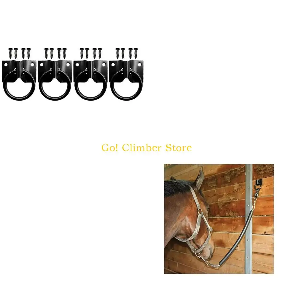 Q84C Essential Metal Stall Rings For Stable Connection And Easy Installation In Different Horse configuration