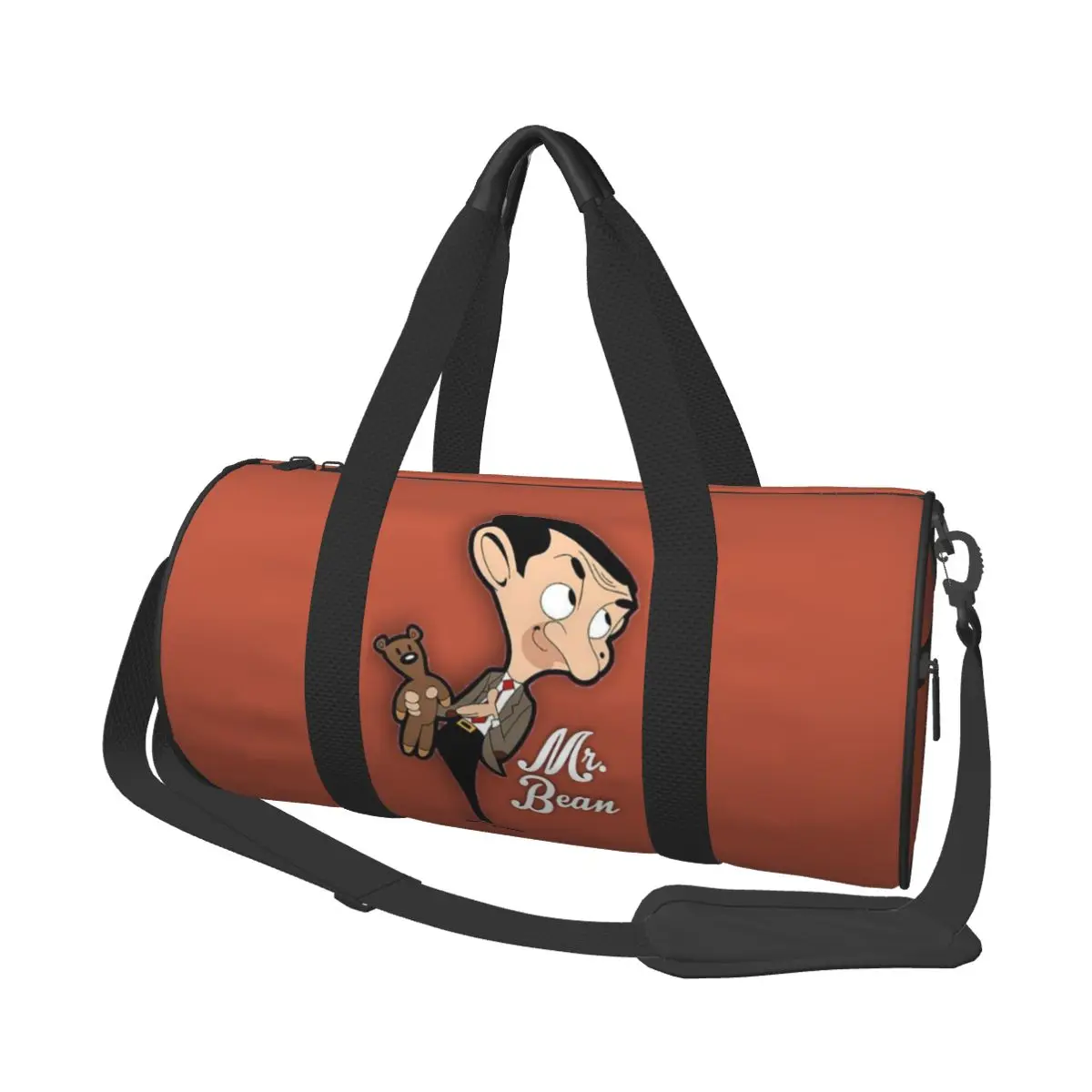

Mr. Bean Cartoon Large Duffle Gym Bag Multi-Functional Duffle Travel Bags Handbags Fitness bag