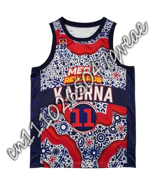 

Новая майка NBL Adelaide 36ers с принтом в стиле аборигенной культуры Кауна, сезон 25/26 # Спортивная одежда для взрослых и детей: модная, дышащая, быстросохнущая (11 предметов)