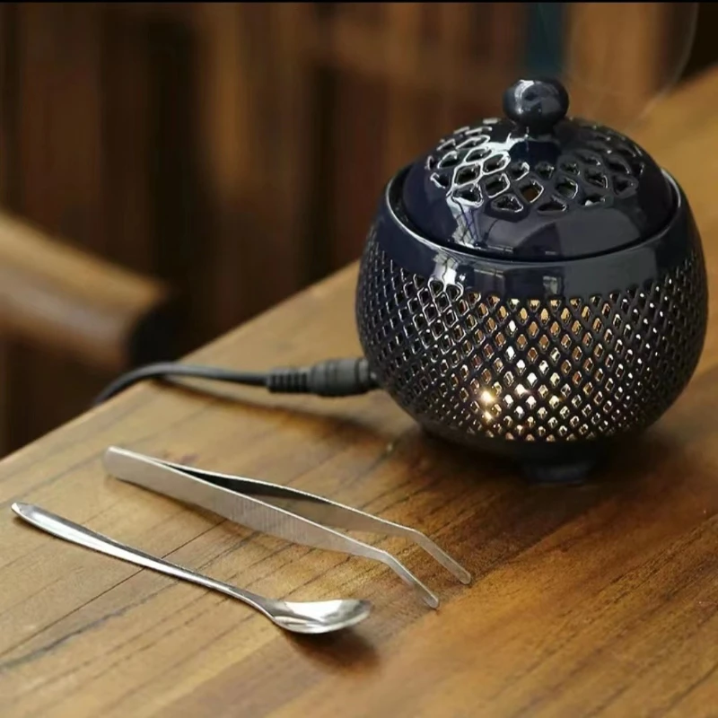 

Creative Electronic Incense Burner/Timed and Adjustable Temperature Creative Household Indoor Simple Modern Plug Incense Burner