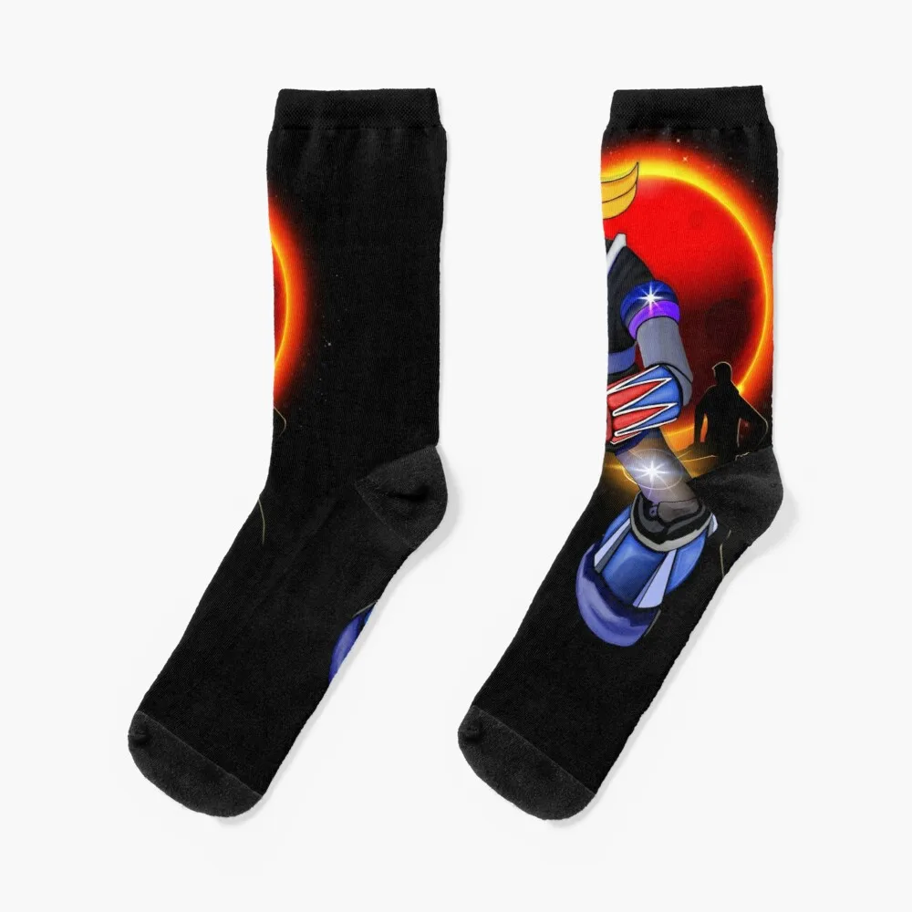 GOLDORAK, GRENDIZER A MOON VIEW Socks Sheer Socks Men