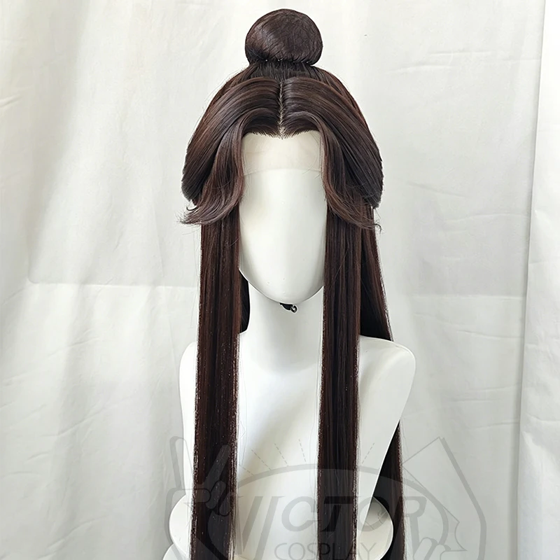 

Xie Lian Tai Zi Yue Shen Customized Cosplay Brown Wig Tian Guan Ci Fu Heaven Official’s Blessing Huacheng Hair Halloween Party