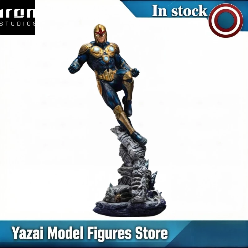 Original Iron Studios BDS Art Scale Marvel Infinity Gauntlet Diorama Nova Anime Figure Model Gift