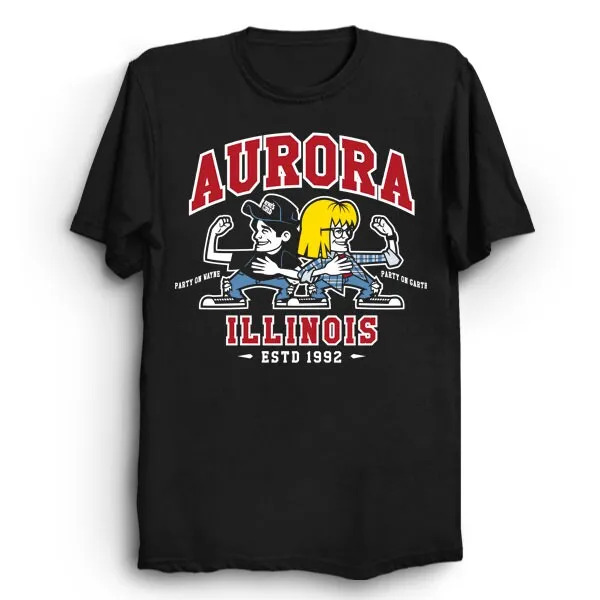 パーティータイムウェインズワールドTシャツ、ヘビーメタル、90年代