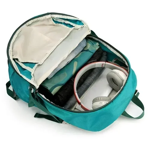 Imagen 2 del producto Mochila para acampar y senderismo al aire libre de 40L, bolsa ligera impermeable para montañismo, mochila para ciclismo con cubierta impermeable