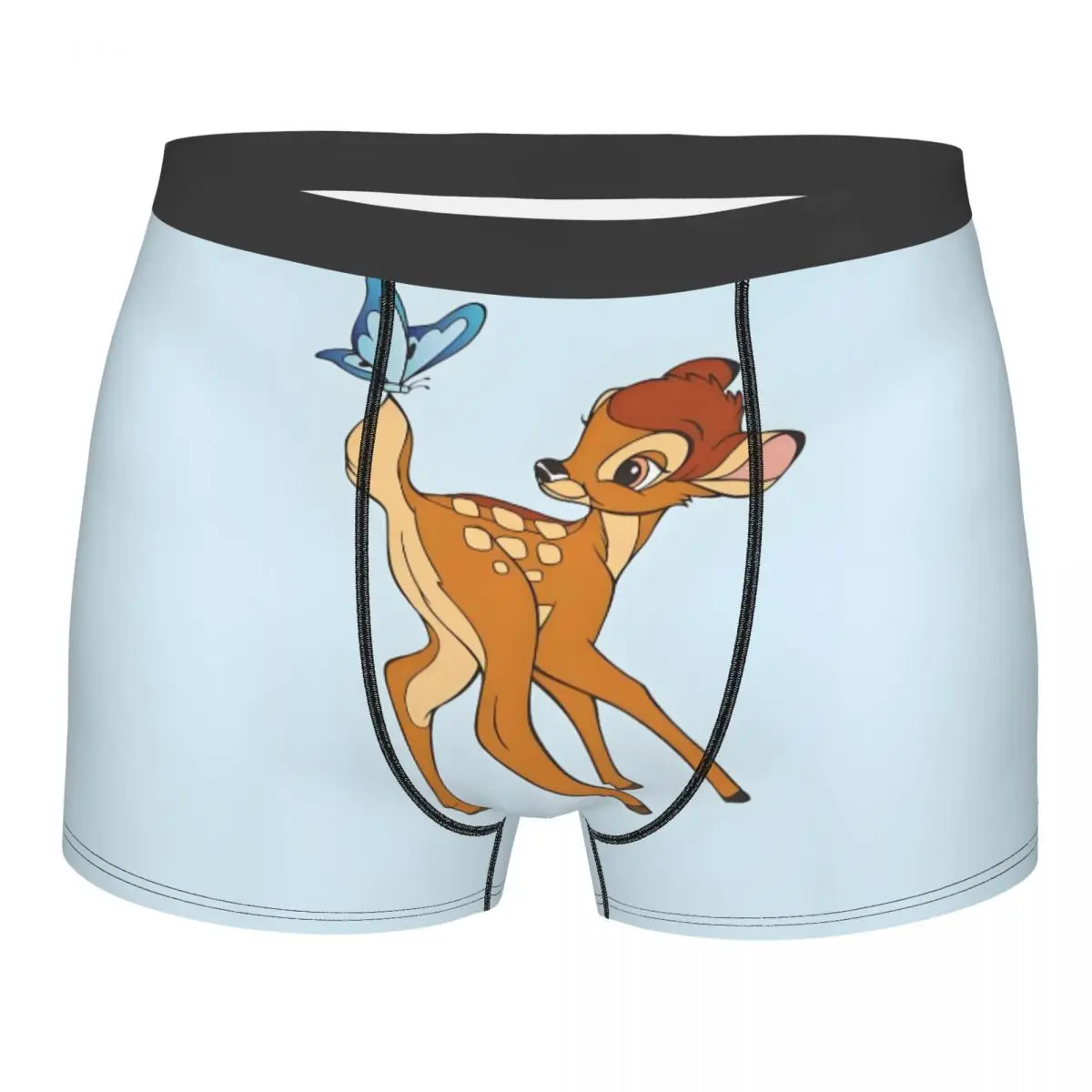 

Custom Bambi Boxers Shorts Mens Kawaii Cartoon Anime Briefs Underwear Funny Underpants