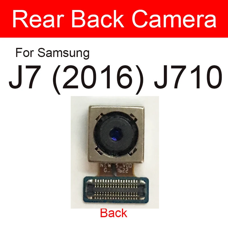 Anteriore e Posteriore della Macchina Fotografica Per Samsung Galaxy J3 J5 J7 2016 J310 J320 J510 J710 Principale Posteriore Della Macchina Fotografica Modulo Piccolo parti di Nastro Della Flessione Della macchina fotografica