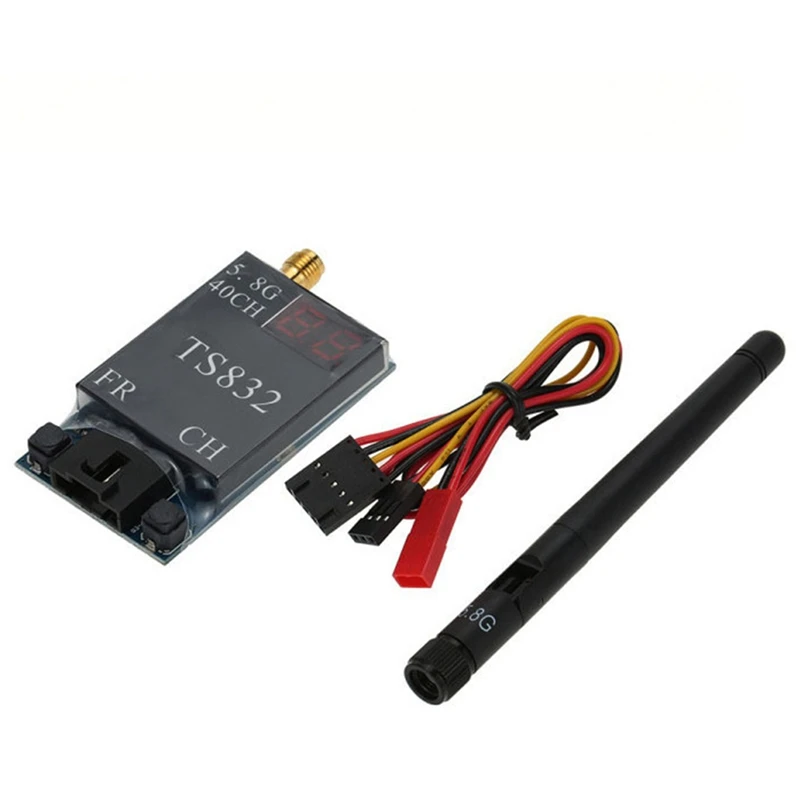 

TS832 FPV Wireless Transmitter 5.8G 600Mw With Antenna Wireless AV Transmitter For FPV Multicopter RC Quadcopter Durable