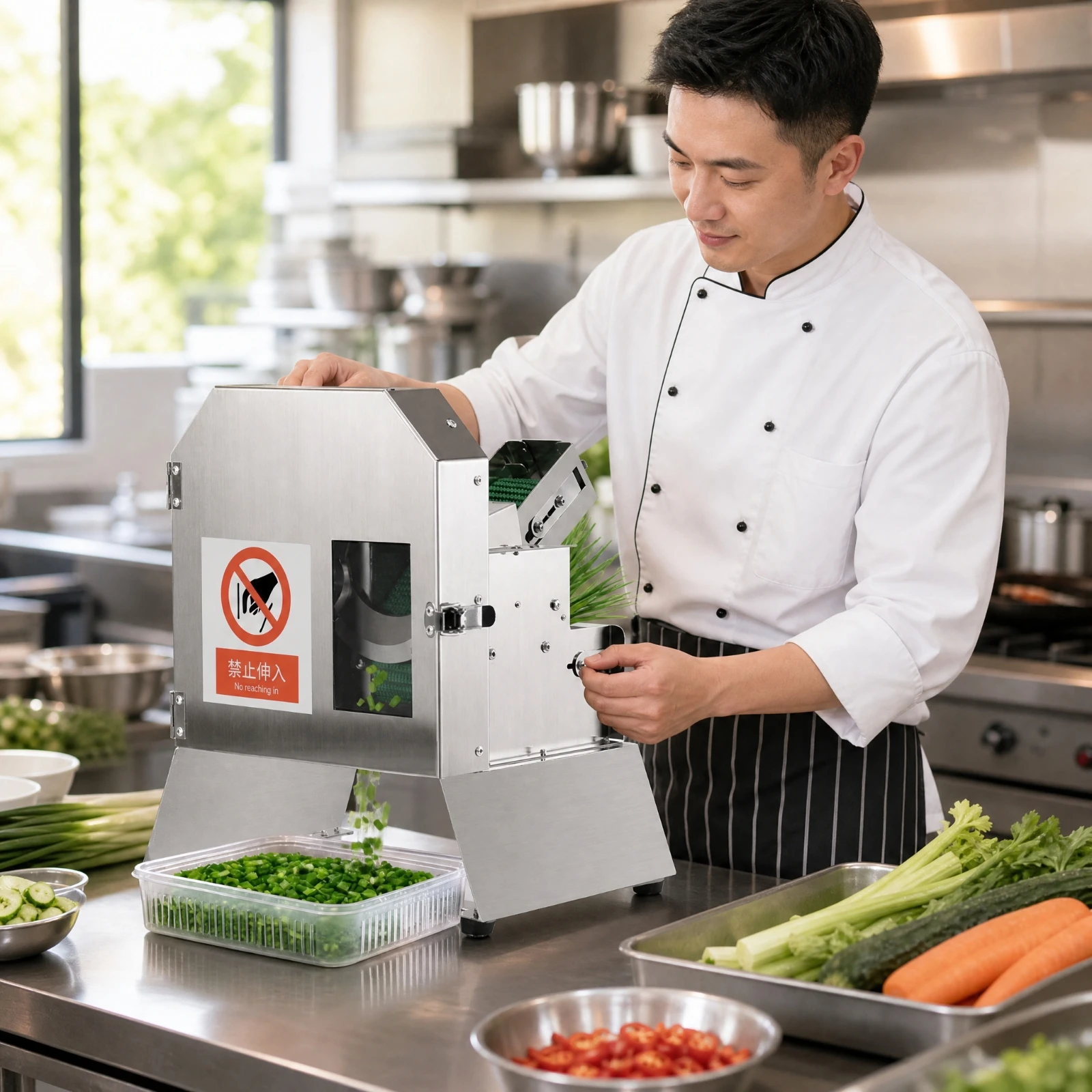 قطاعة خضروات آمنة تعمل بنظام ا - مراجعة Kitchen Appliances Usa وسعره