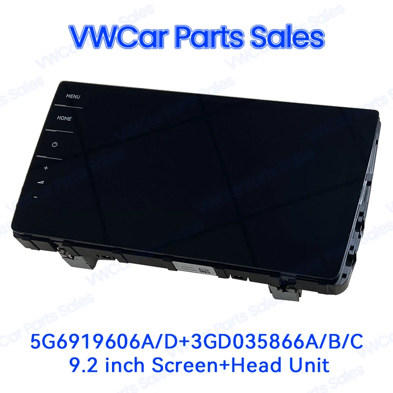 5G6 919 606A 9.2 Inch Full Size Radio Touch Screen Display 3GD 035 866A MIB Main Unit for VW Golf MK7 7.5 R Passat B8 Tiguan MK2