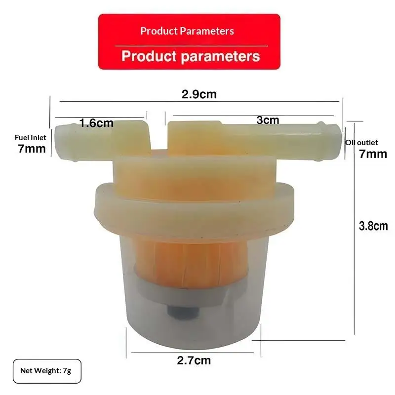 Universal Magnetic Fuel Gas Filter Inline Design Small Engine Filter for Motorcycle ATV Motocross Car Repair Part