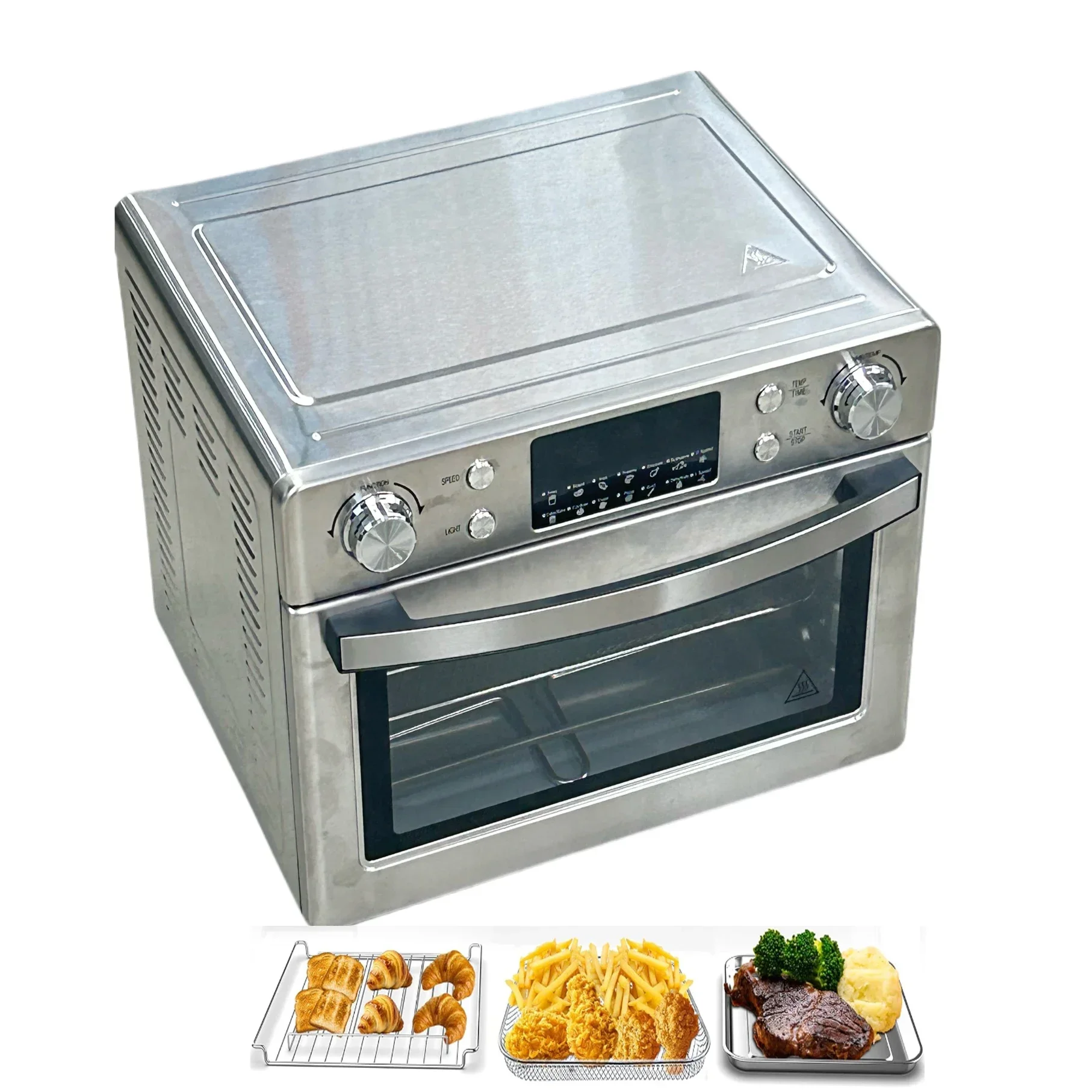 

%a For 30L Electric Toaster Oven Combo with Air Fryer Convection Stainless Steel Household Appliance
