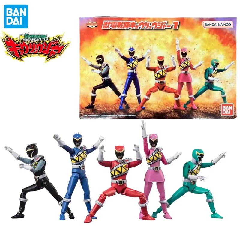 Bandai Original SHODO Super Sentai Anime Figur Zyuden Sentai Kyoryuger Action Spielzeug für Kinder