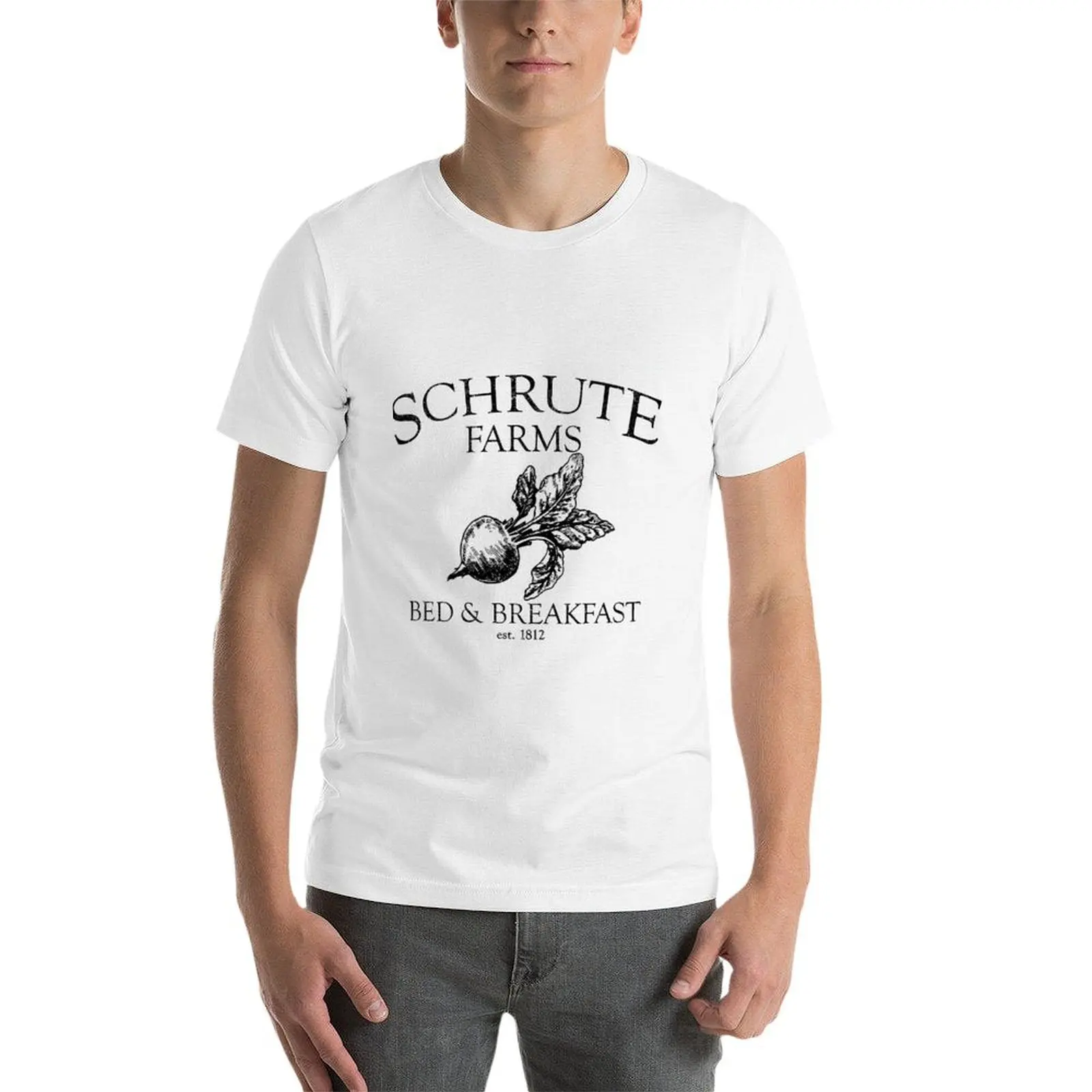 Schrute Farms Funny Office T-Shirt graphic tee shirt football t shirt animal prinfor boys Luxury man men workout shirt