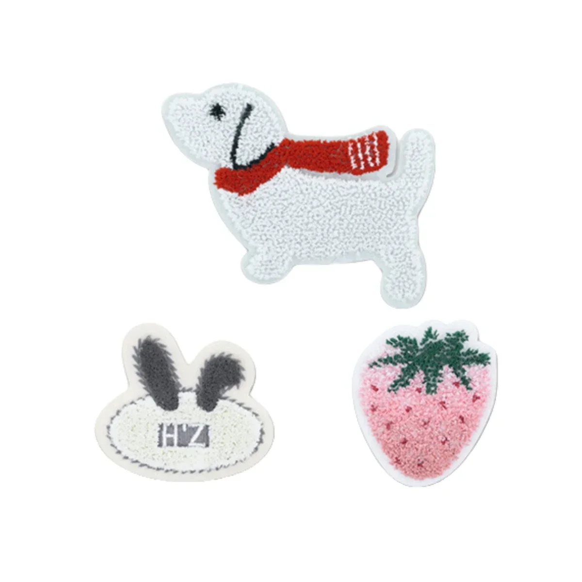 Animal Toothbrush Embroidery Computer Embroidery Label Clothing Decoration Accessories Patch Patch Gradual Change English Letter